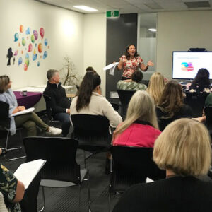 Get Mentally Fit facilitating the Get Communication Fit workshop for the Carers Queensland Bundall team.