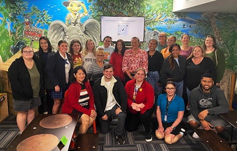 Paradise Resort Kids Club staff posing together for a group photo following a Get Mentally Fit workshop on supporting neurodivergent children.