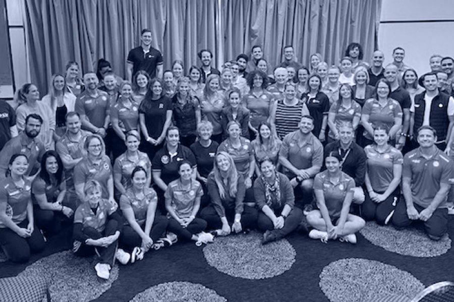 Leaders from City Venue Management discussing habit formation in the Get Habit Fit workshop.